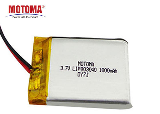 Wieder aufladbares Lithium Ion Battery, Li Ion Battery Pack MOTOMA 3,7 V 1000mah