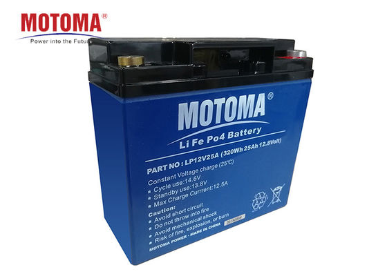 Lithium-Batterie MOTOMA UPS, Zyklus-Zeiten 12v 25ah Lifepo4 Batterie-4000